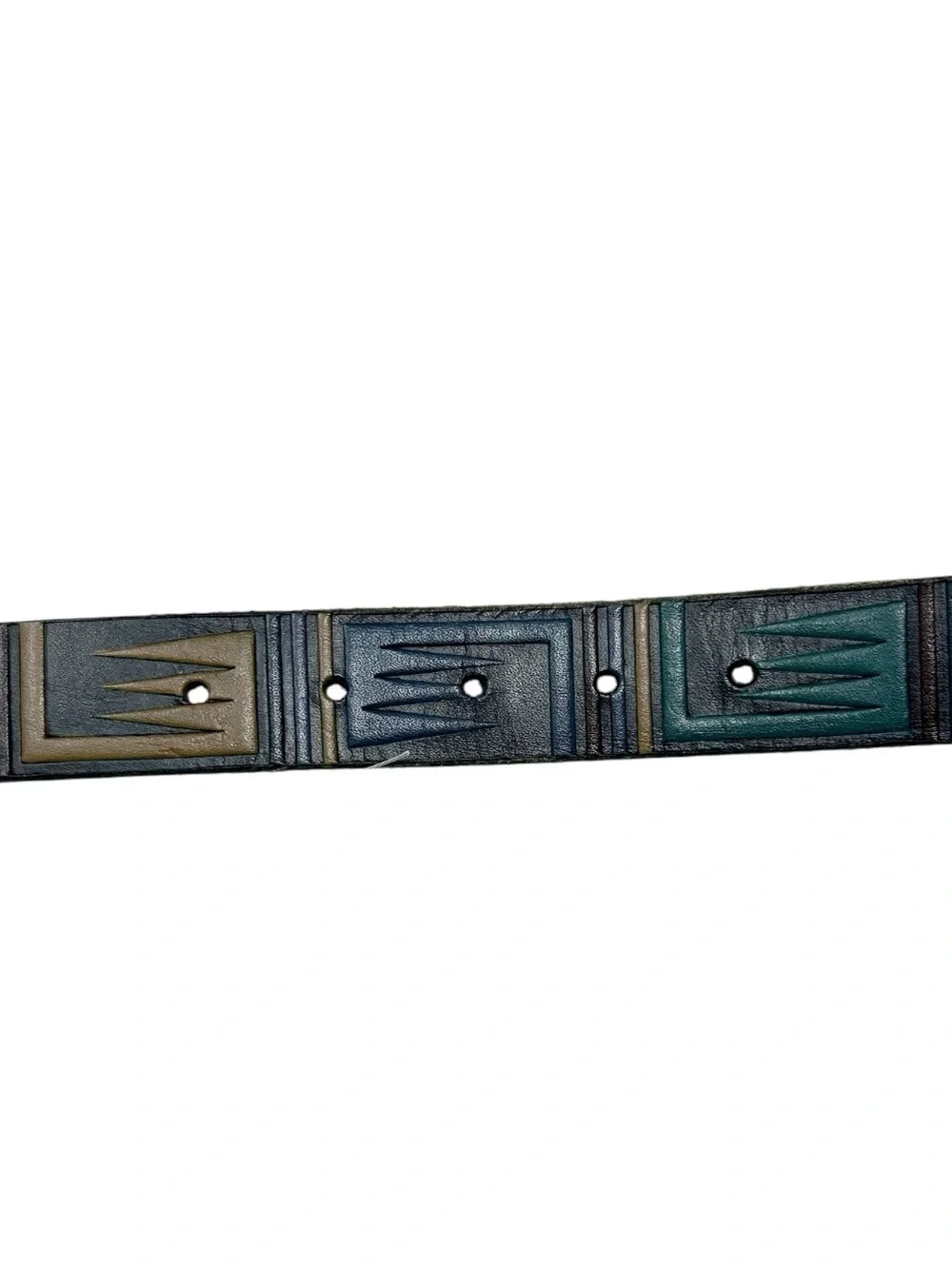 California Hand Painted Leather Belt